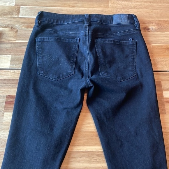 American Eagle High Rise Jegging Distressed Black size 2 - Picture 9 of 10